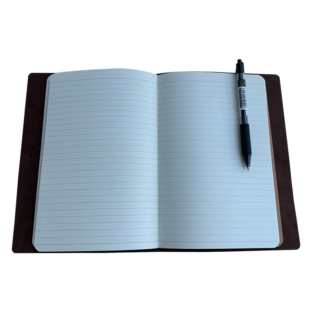 Cover Travelers Notebook In Pelle A5 - Con Tasche, Portacarte E Portapenne - Foto 4