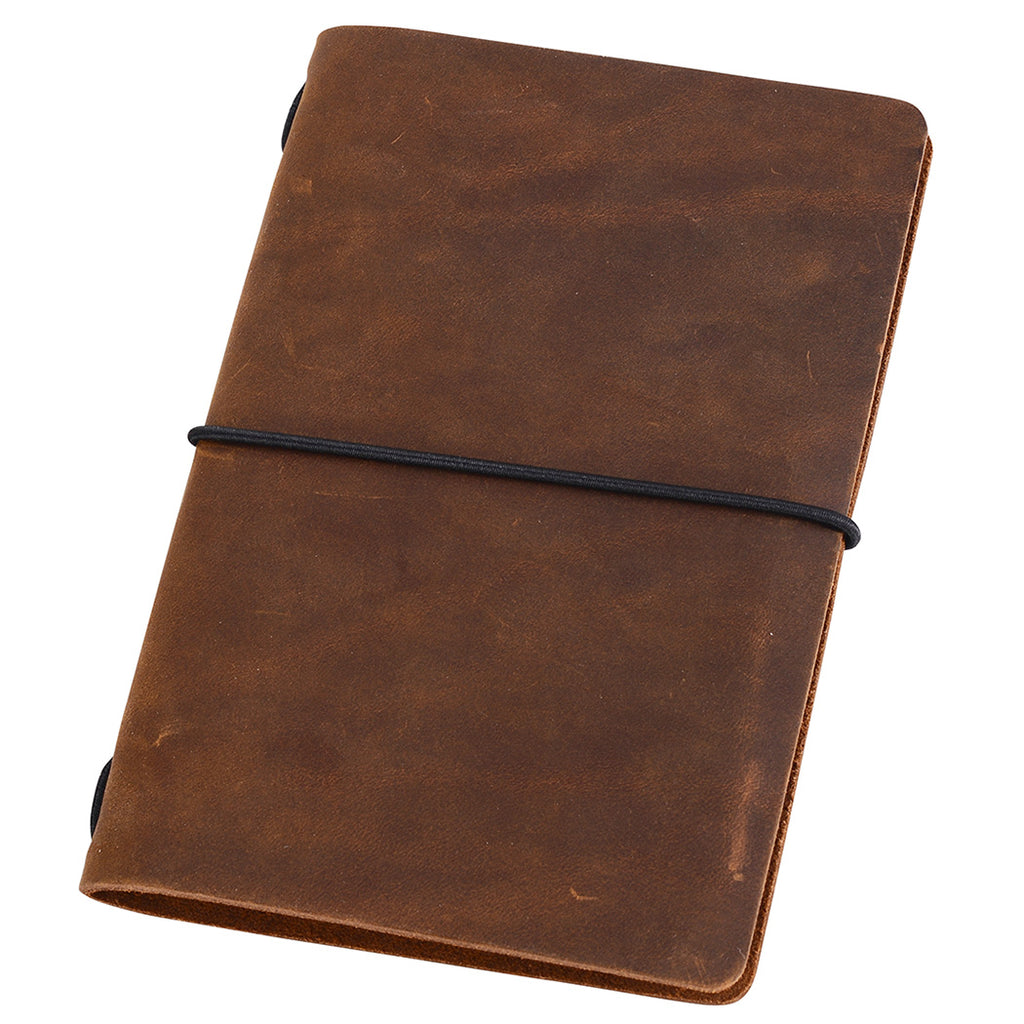 Pocket Travelers Notebook, Refillable Leather Travel Journal for Men & –  September Leather